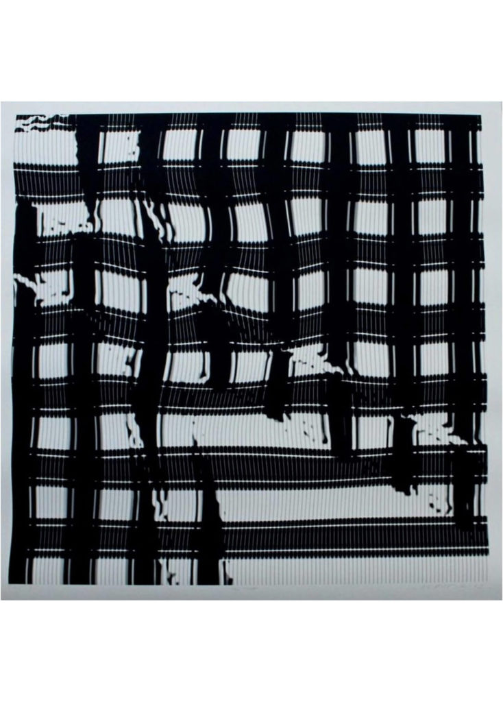 Jaroslava Severová - Bez názvu, ink print na papíře